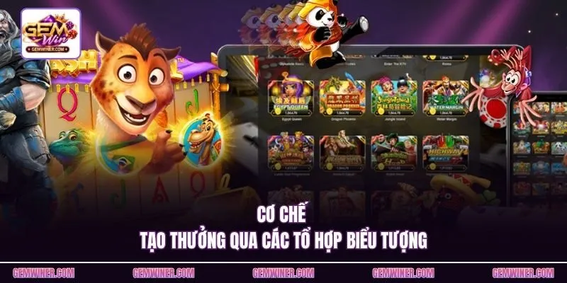 Cơ chế tạo thưởng qua các tổ hợp biểu tượng