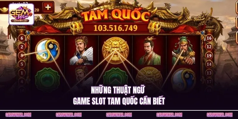 Những thuật ngữ game slot Tam Quốc cần biết